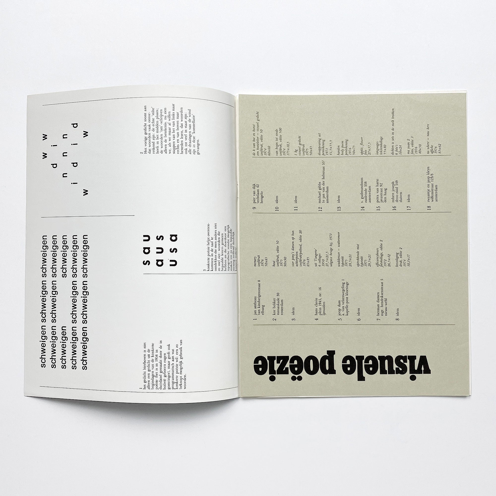 Gerrit Rooks visuele poëzie | gerrit jan de rook, jirí valoch, ian hamilton