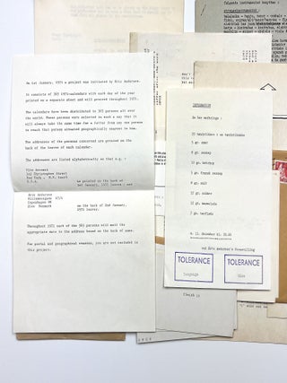 Fluxus scores, Opus ephemera, and mail art