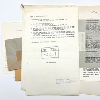 Fluxus scores, Opus ephemera, and mail art