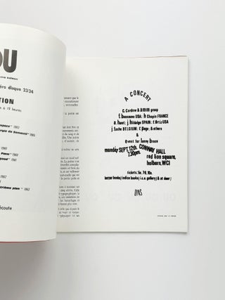 À propos de OU - Cinquième saison : 1958–1974 un quart de siècle d’avant-garde