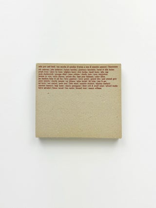 m&egrave;la post card book / a collection of artists&rsquo; postcards edited by maurizio nannucci / una raccolta di cartoline d&rsquo;artista [postcards]