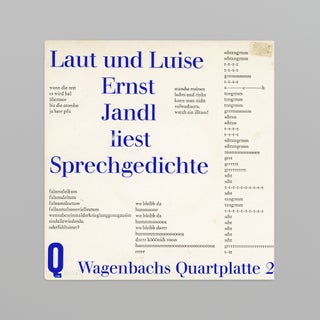 Laut und Luise Ernst Jandl liest Sprechgedichte