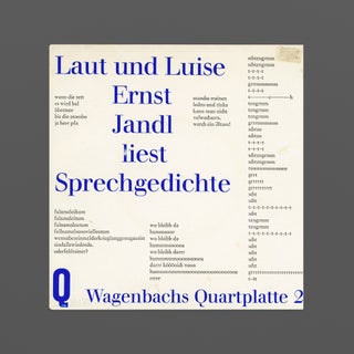 Laut und Luise Ernst Jandl liest Sprechgedichte