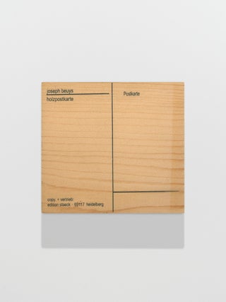 holzpostkarte
