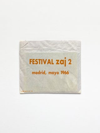 FESTIVAL zaj 2, madrid, mayo 1966