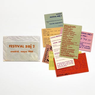 FESTIVAL zaj 2, madrid, mayo 1966