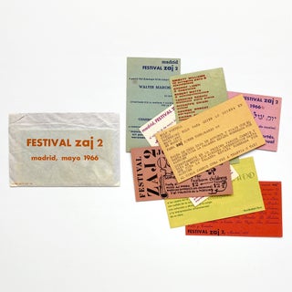 FESTIVAL zaj 2, madrid, mayo 1966