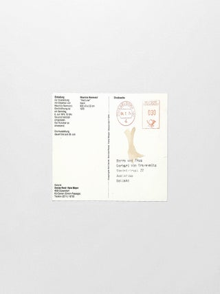 RED LINE [artists&rsquo; postcard]