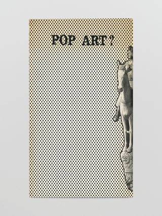 Pop Art? die Wirklichkeit in neuer Sicht