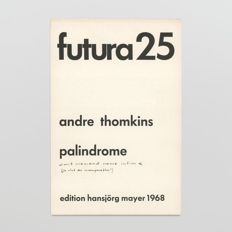 futura 25: palindrome