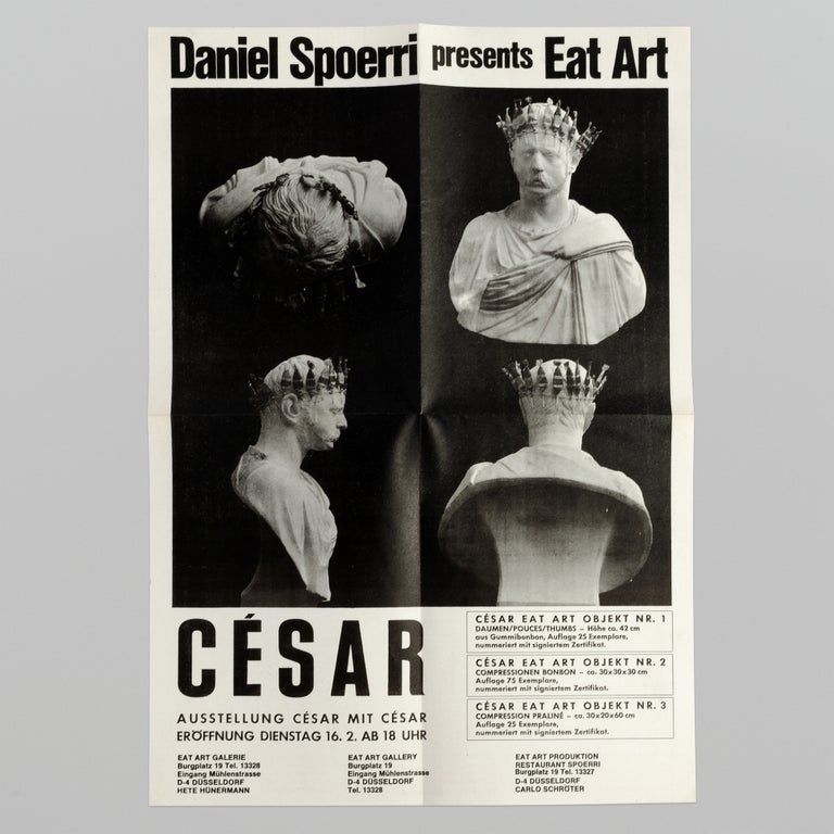Daniel Spoerri presents Eat Art: César