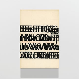 The Journal of Typographic Research volume 1, nos. 1 – 4