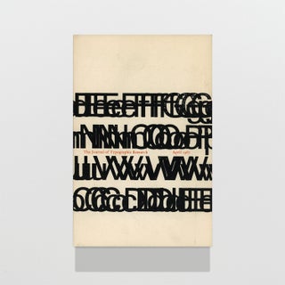 The Journal of Typographic Research volume 1, nos. 1 – 4