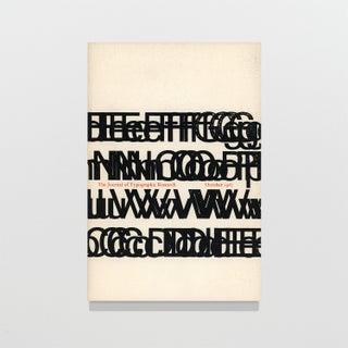 The Journal of Typographic Research volume 1, nos. 1 – 4