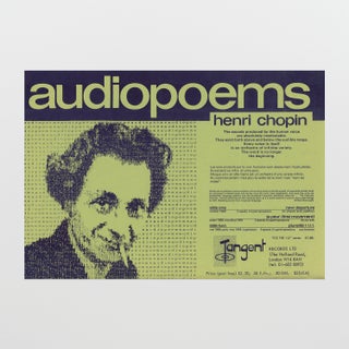Flyer for ‘audiopoems’