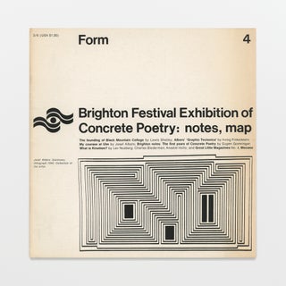 Form no. 4 / Brighton Festival Exhibition of Concrete Poetry: notes, map