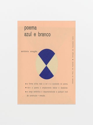 poema azul e branco