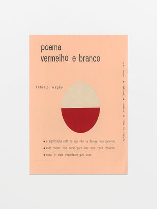 poema vermelho e branco