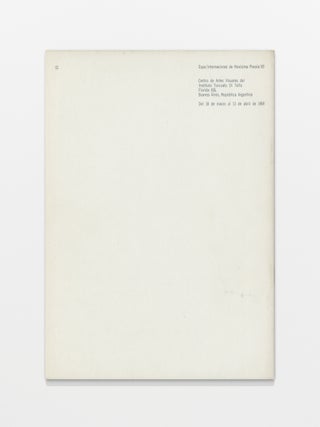 Expo / Internacional de Novísima Poesía / 69