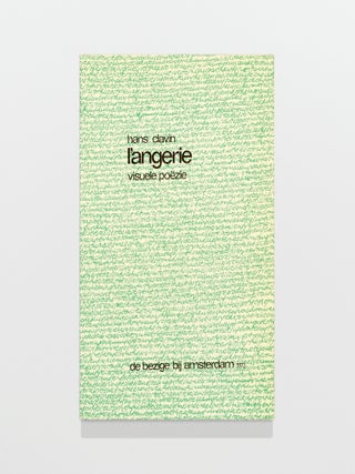 L’Angerie. Visuële Poëzie. (Signed)