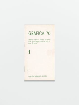 Lot of six concrete poetry items