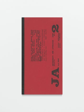 JA—Zeitschrift für Literatur und Grafik Nr. 2