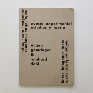 letras texto imágenes: poesía experimental estudios y teoría