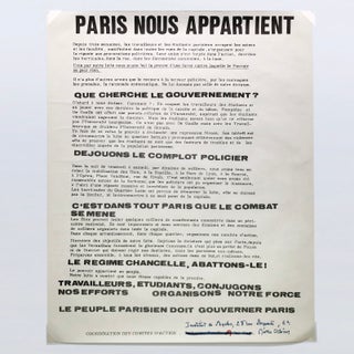 PARIS NOUS APPARTIENT (PARIS BELONGS TO US)