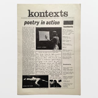 kontexts: an occasional review of visual poetries and language arts — issue no. 8