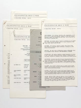 Performance program for POÉSIE SONORE — POÉSIE ACTION