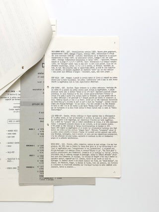 Performance program for POÉSIE SONORE — POÉSIE ACTION