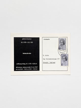 invitation for exhibition at galerie m