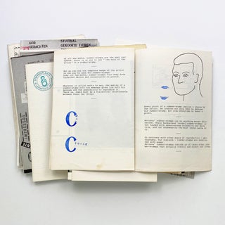 Thirty-five issues of Rubber, A Monthly Bulletin On the Use of Rubberstamps in the Arts