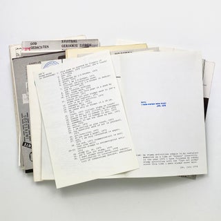 Thirty-five issues of Rubber, A Monthly Bulletin On the Use of Rubberstamps in the Arts