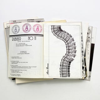 Thirty-five issues of Rubber, A Monthly Bulletin On the Use of Rubberstamps in the Arts