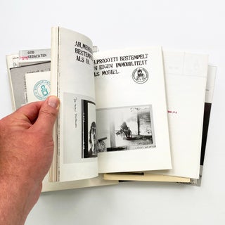 Thirty-five issues of Rubber, A Monthly Bulletin On the Use of Rubberstamps in the Arts