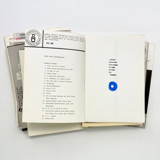 Thirty-five issues of Rubber, A Monthly Bulletin On the Use of Rubberstamps in the Arts
