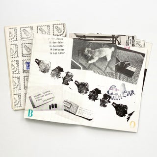 Thirty-five issues of Rubber, A Monthly Bulletin On the Use of Rubberstamps in the Arts