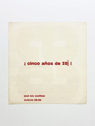 ¡cinco años de zaj!