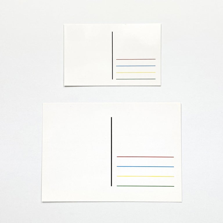 postcard in four colours 1967 [standard and grande edition]
