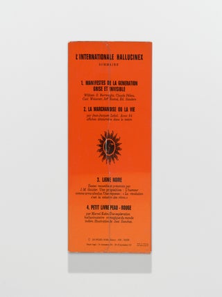 L’internationale hallucinex. Revue tract à détruire. Les cahiers noirs du soleil 3.