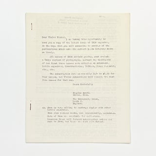 tlaloc loc-sheet: news & notes on publications received at tlaloc magazine april ’66, with letter from the editor of IKON