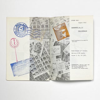 Rubber Vol. 2 No. 8: ARTISTS’ POSTAGE STAMPS AND CANCELLATION STAMPS EXHIBITION, A Mail-Art project by Ulises Carrión