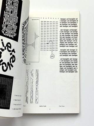 bit INTERNATIONAL 5–6: oslikovljena rijec, the word image, konkretna poezija, poésie concrète