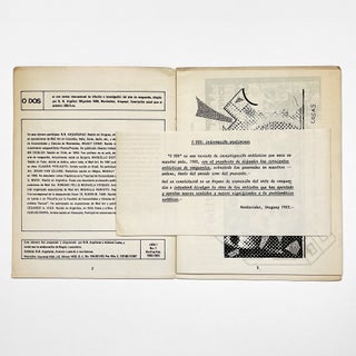 O DOS revista de arte vanguardia: PAN PAZ, AÑO 1 No. 1 1982–1983